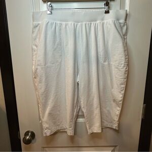 Croft & Barrow White Pull-On Capri Pants | Women’s P2XL